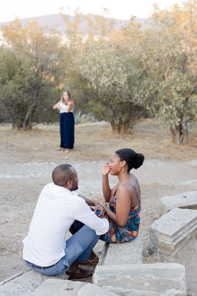 Surprise Marriage Proposal Temple of Poseidon Sounion Engagement Proposal Athens Greece IGNATIOS KOUROUVASILIS