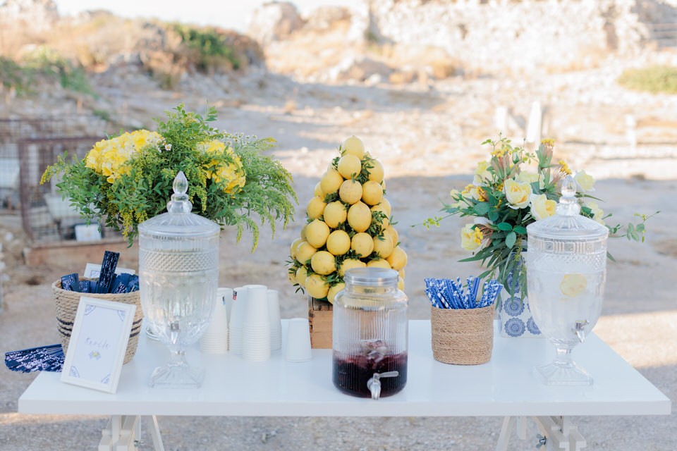 Luxury Wedding in Kythera Myrtidiotissa castle of Chora 0107