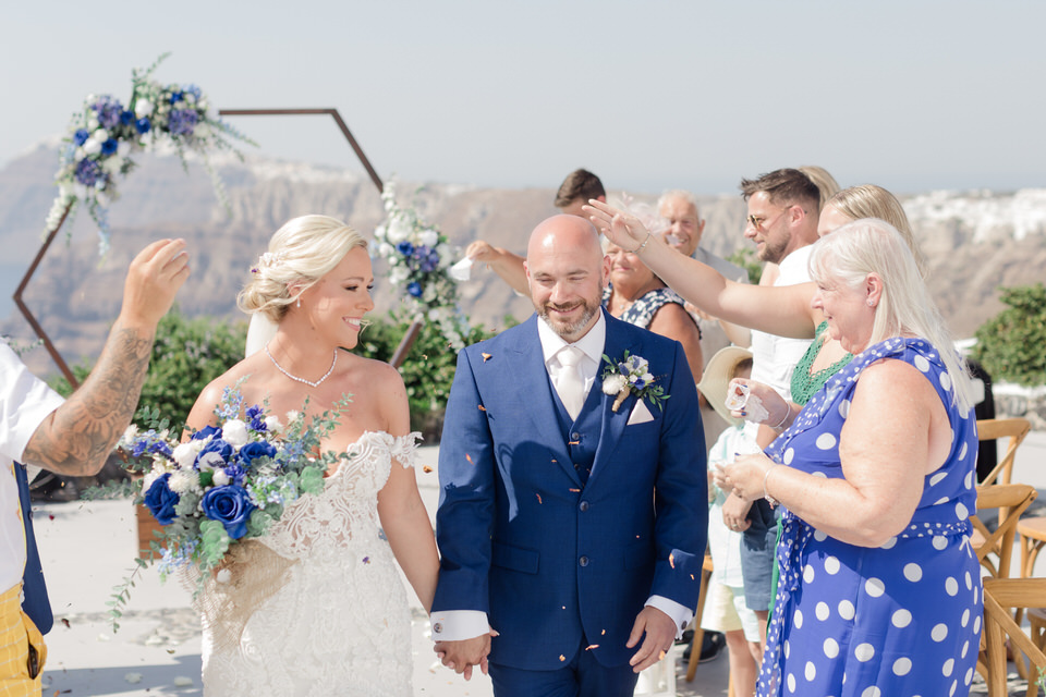 Wedding in Venetsanos Winery Santorini Greece Top places in Greece to get married The 21 Best Wedding Venues in Greece