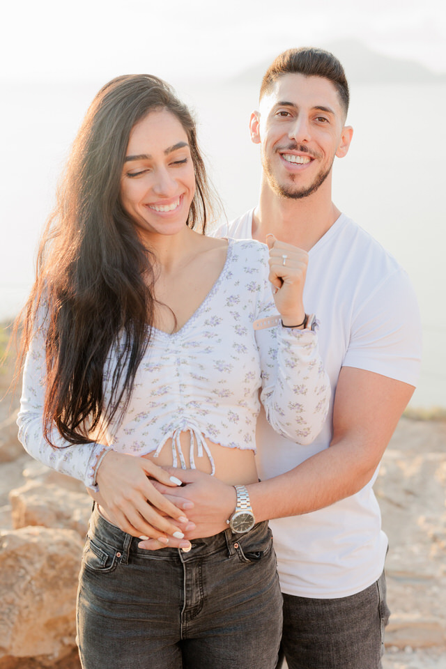 Surprise Marriage Proposal Temple of Poseidon Sounion Engagement Proposal Sounion IGNATIOS KOUROUVASILIS